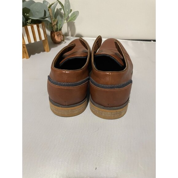 JF J. Ferrar Men's Synthetic/Textile Upper Brown Derby Shoes Size 10M - Picture 6 of 12